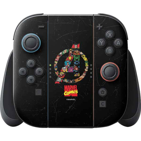 Marvel Classic Comics Avengers Logo Nintendo Skins